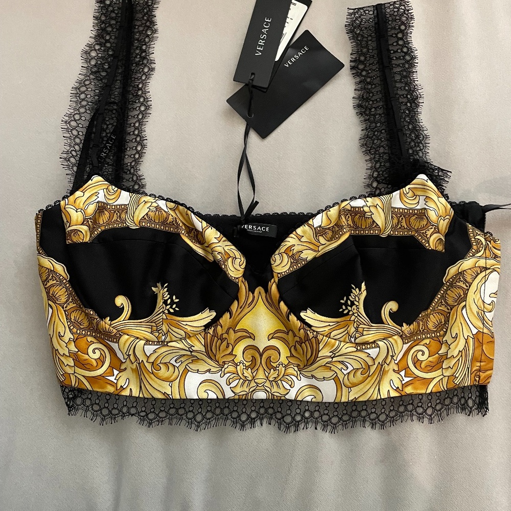 VERSACE LACE BRALETTE